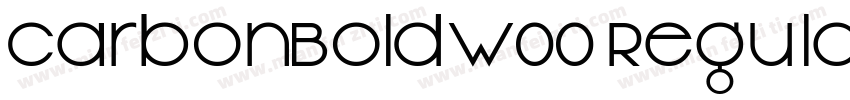CarbonBold W00 Regular字体转换
